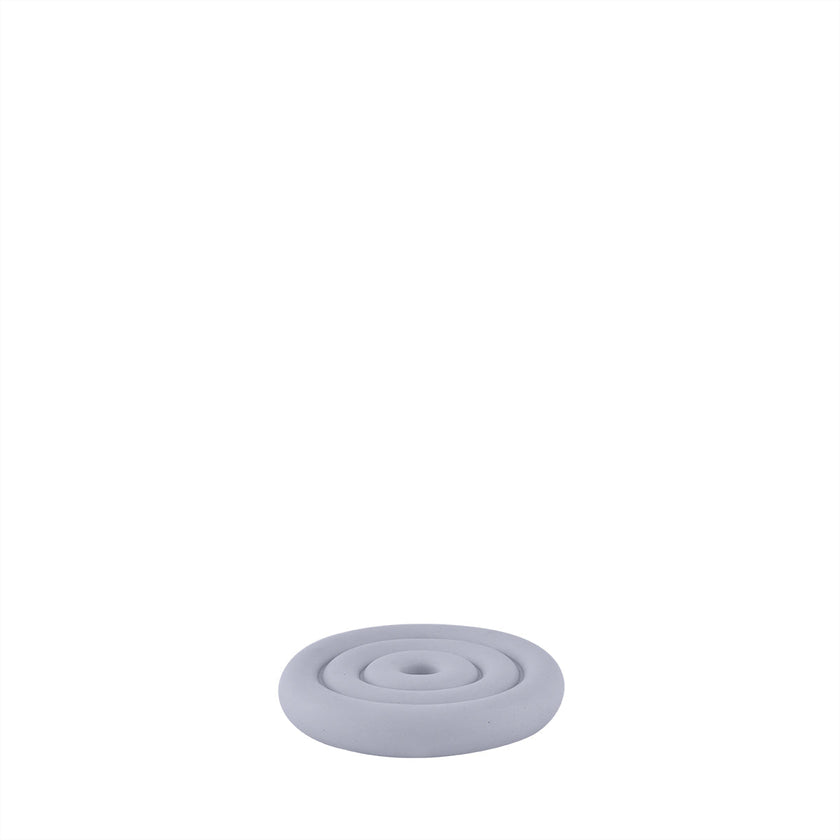 Savi Ceramic Candleholder - Low - Lavender