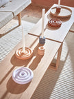 Savi Ceramic Candleholder - Low - Lavender