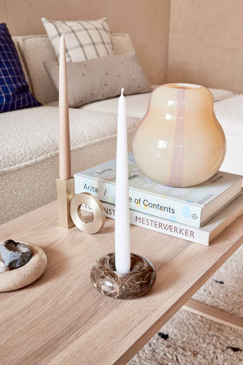 Savi Marble Candleholder - Small