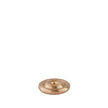 Savi Solid Brass Candleholder - Low - Brushed Brass