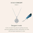 Lucky Clover 1ct Moissanite Sterling Silver Pendant Necklace