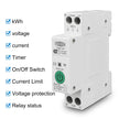 1P+N WIFI Smart Switch Energy Monitoring Circuit Breaker Timer Relay MCB TUYA Smartlife