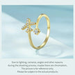 925 Sterling Silver CZ Flying Plane Open Ring