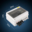 Solar Photovoltaic combiner box - lightning protection 2 input 1 out  MCB SPD box IP65