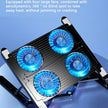 Foldable Laptop Cooling Pad with 4 Fans — Adjustable Notebook Stand for 13–17.3 Inch
