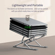 YYLM Aluminum Laptop Stand — Portable Foldable Cooling Riser for MacBook & Notebooks