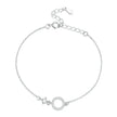 925 Sterling Silver Ring Chain Bracelet
