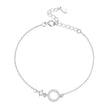 925 Sterling Silver Ring Chain Bracelet