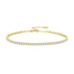 925 Sterling Silver CZ Tennis Bracelet