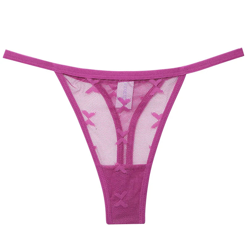 3-Pack Sheer Mesh G-Strings – Sexy Low Rise G-Strings