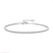 925 Sterling Silver CZ Tennis Bracelet