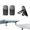 2PCS Mini Foldable Laptop Stand, Zinc Alloy Invisible Notebook Riser, Adjustable Angle Self-Adhesive Keyboard Lift for Desk
