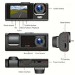 3 Channel Dash Cam for Car Front And Rear Camera 1080P Video Recorder Dashcam Black Box Car DVR Rear View Camera car accessory