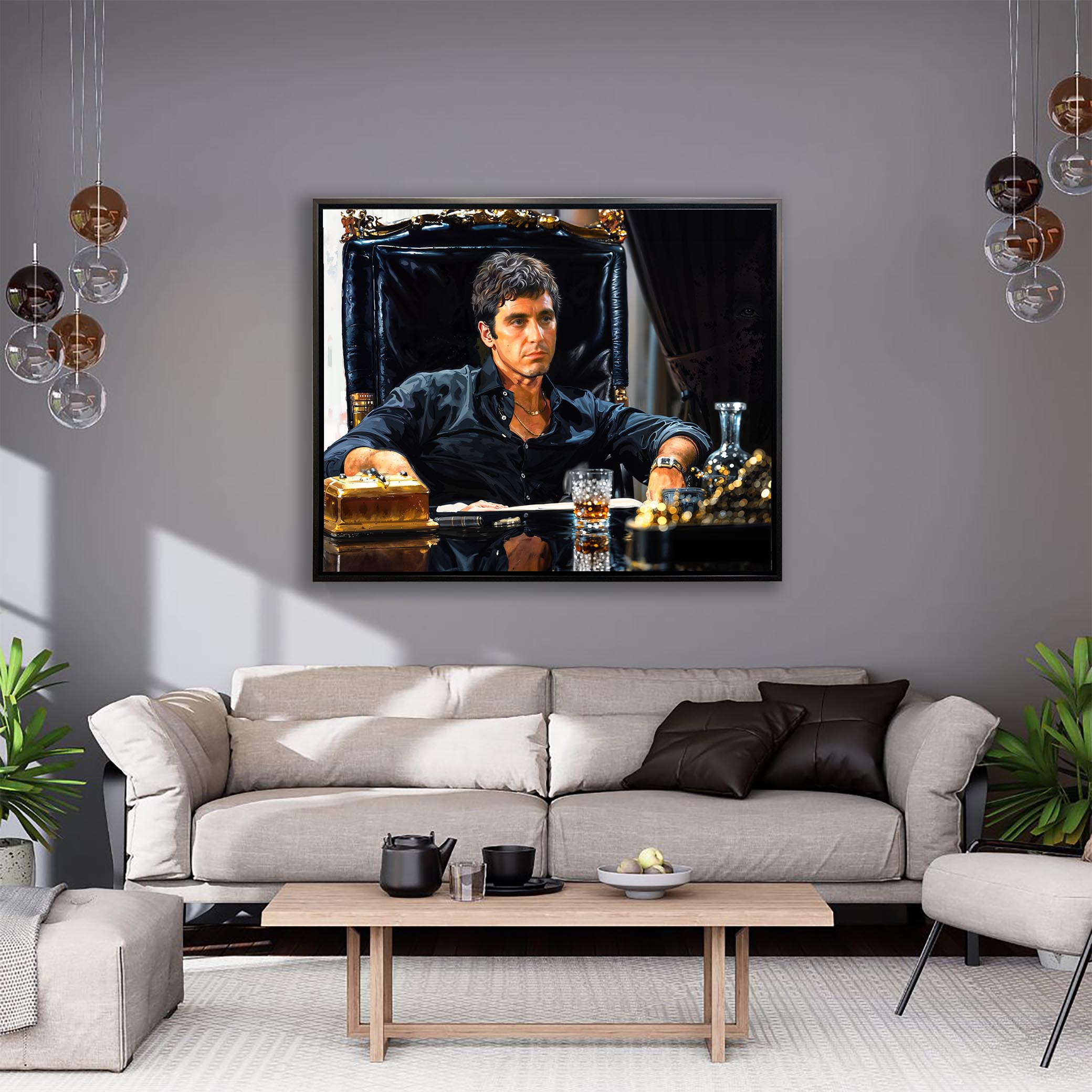 Wall art Scarface - Scène de film