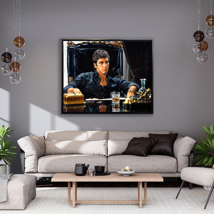 Wall art Scarface - Scène de film