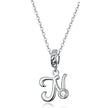 Classic 925 Sterling Silver Initial Necklace