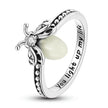 925 Sterling Silver Luminous Firefly Ring