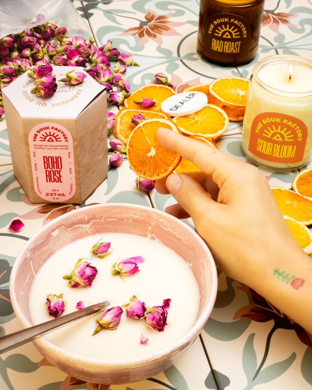 Bougie - Boho Rose