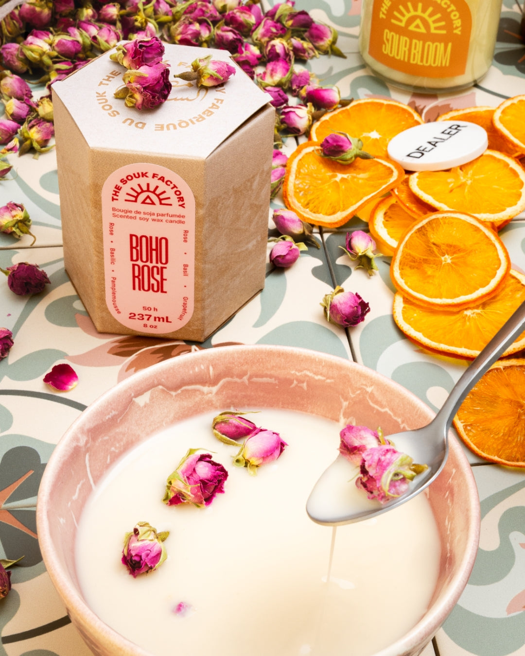 Bougie - Boho Rose