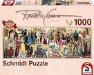 Schmidt Spiele - Puzzle - 100 Years of Film Panoramic (1000-Piece Puzzle)