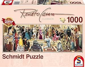 Schmidt Spiele - Puzzle - 100 Years of Film Panoramic (1000-Piece Puzzle)