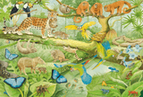 Schmidt Spiele - Puzzle - Animals In The Jungle (100-Piece Puzzle)
