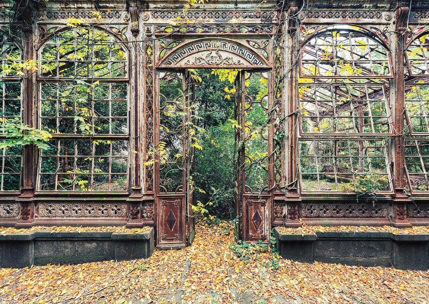 Schmidt Spiele - Puzzle - Arched Windows Overgrown With Vegetation (1000-Piece Puzzle)