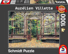 Schmidt Spiele - Puzzle - Arched Windows Overgrown With Vegetation (1000-Piece Puzzle)
