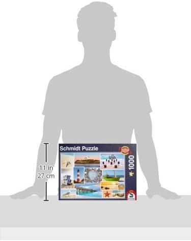 Schmidt Spiele - Puzzle - Au bord de la mer (Puzzle de 1000 pièces)