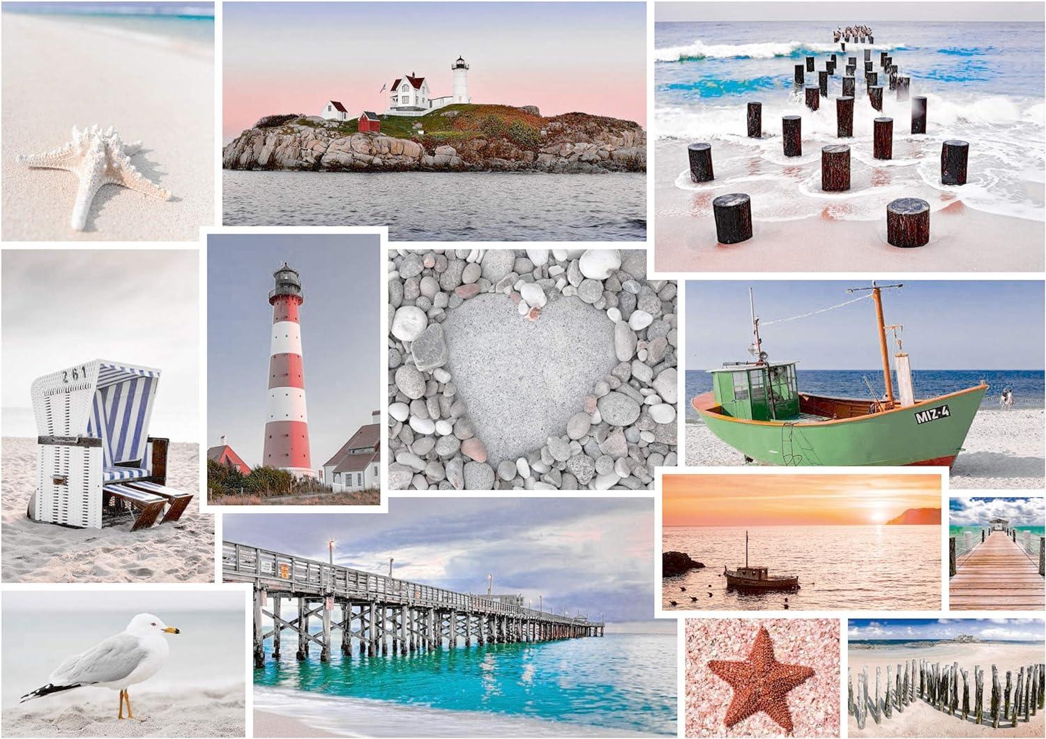 Schmidt Spiele - Puzzle - Au bord de la mer (Puzzle de 1000 pièces)