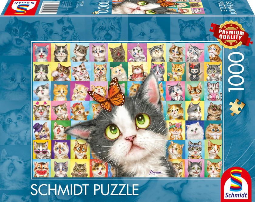 Schmidt Spiele - Puzzle - Cat Mimic (1000-Piece Puzzle)