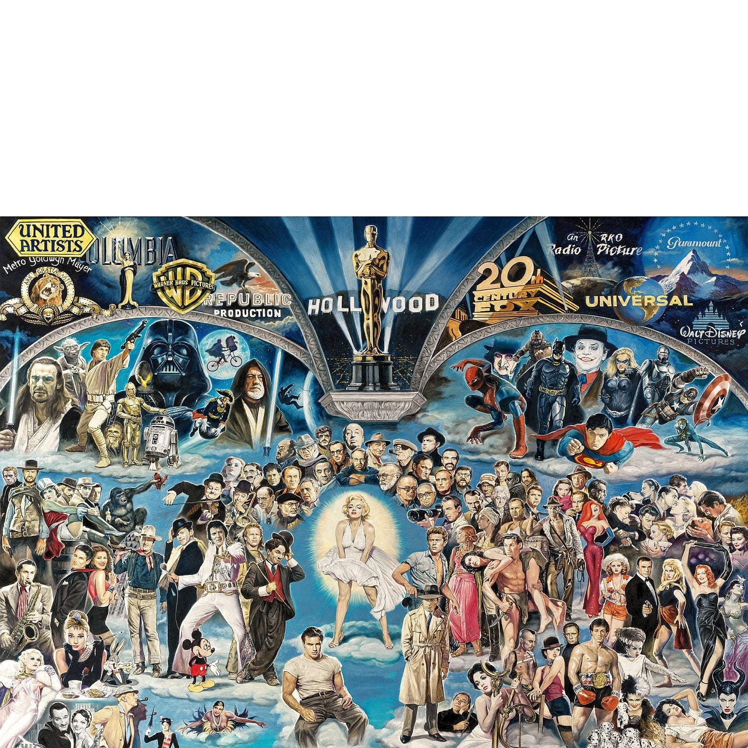 Schmidt Spiele - Puzzle - Hollywood (1000-Piece Puzzle)