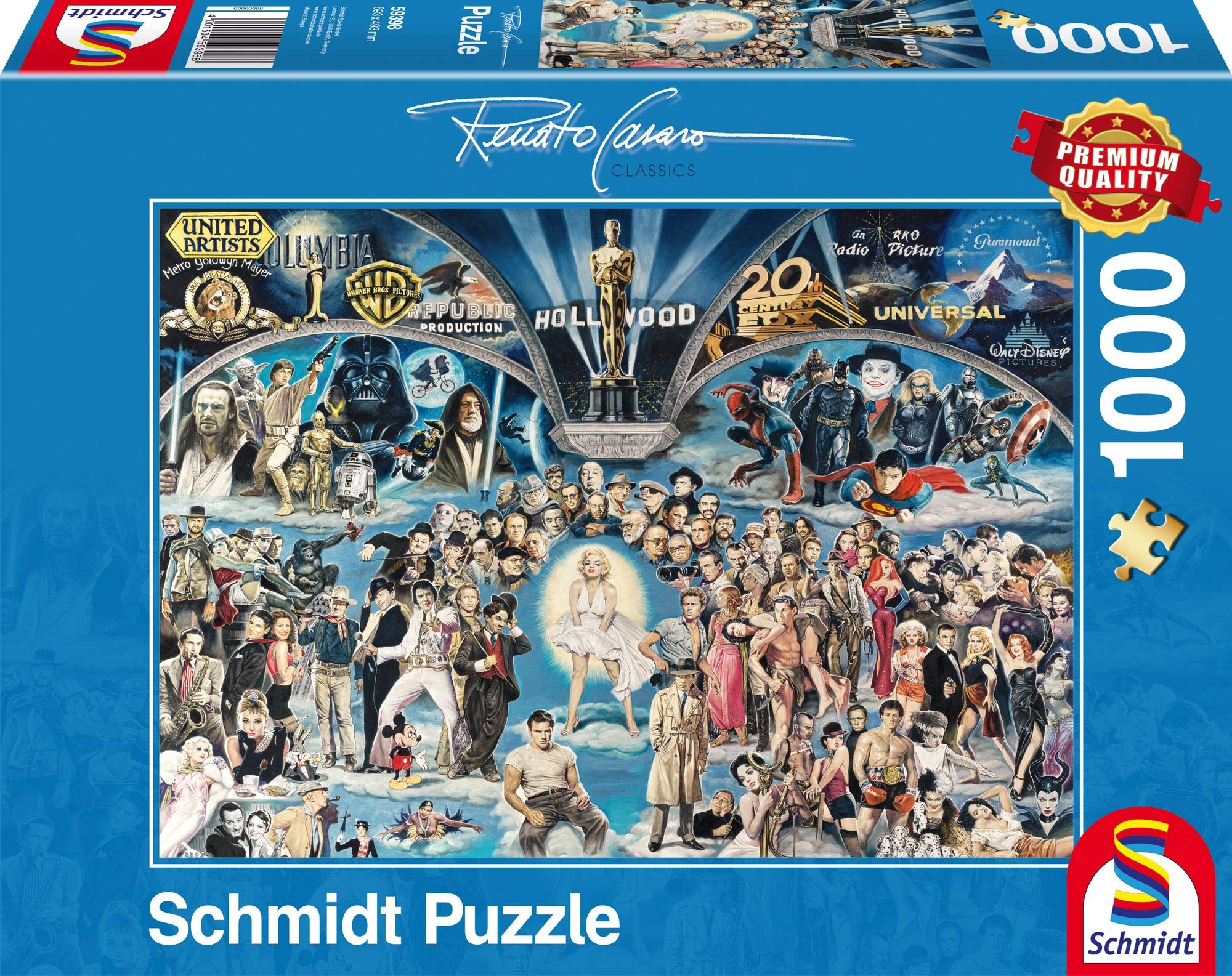 Schmidt Spiele - Puzzle - Hollywood (1000-Piece Puzzle)