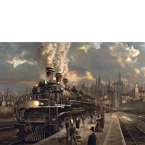 Schmidt Spiele - Puzzle - Locomotive (1000-Piece Puzzle)