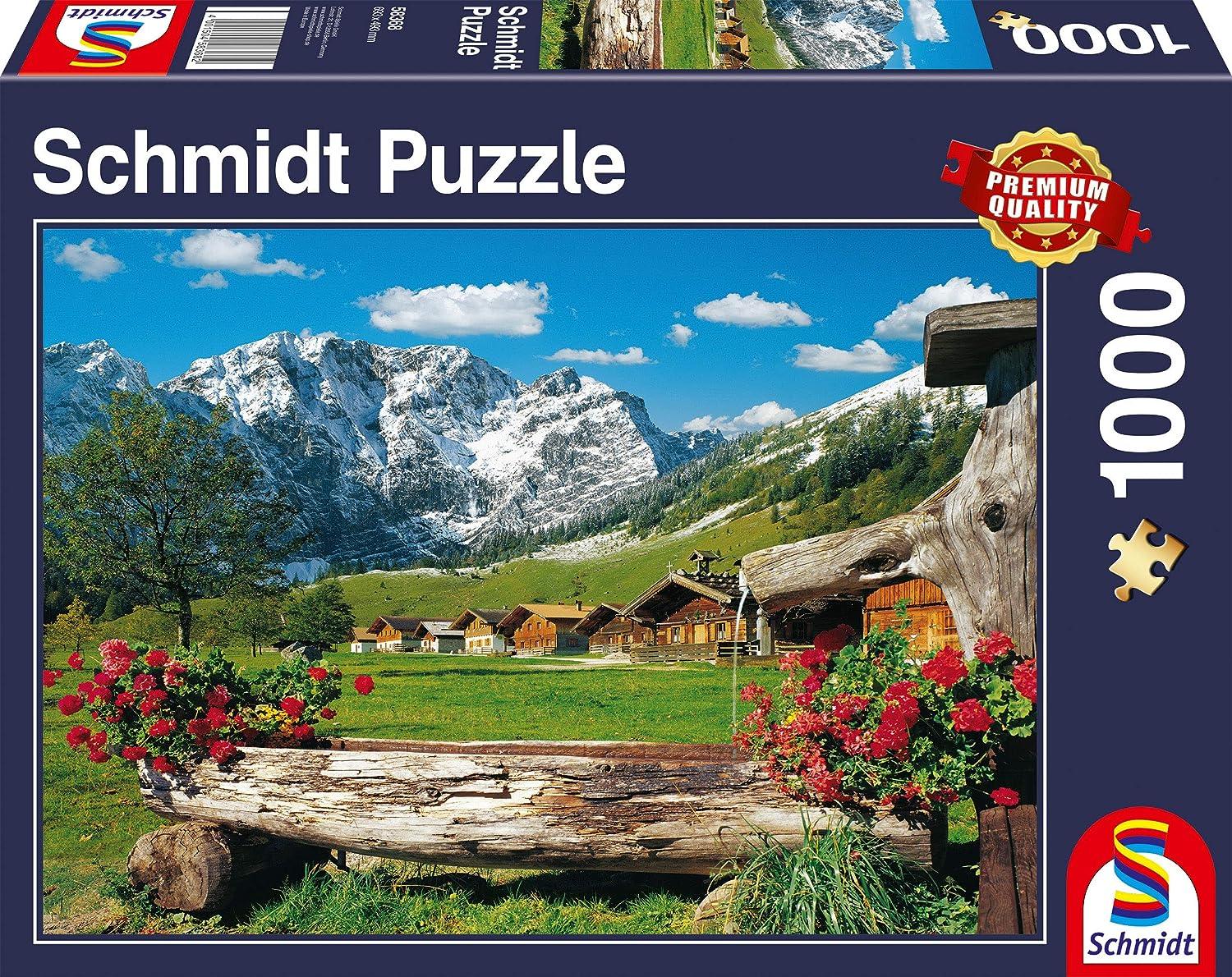 Schmidt Spiele - Puzzle - Mountain Paradise (1000-Piece Puzzle)