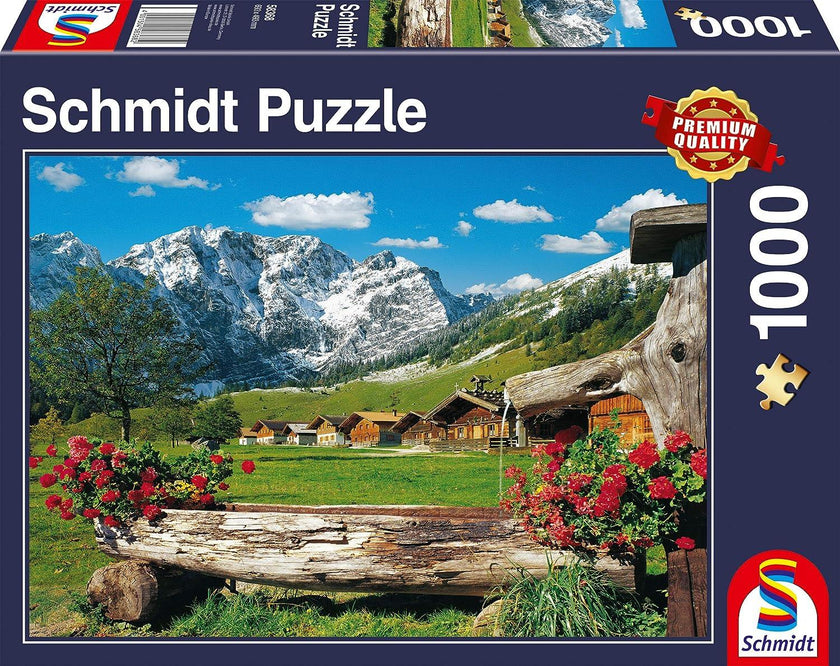 Schmidt Spiele - Puzzle - Mountain Paradise (1000-Piece Puzzle)