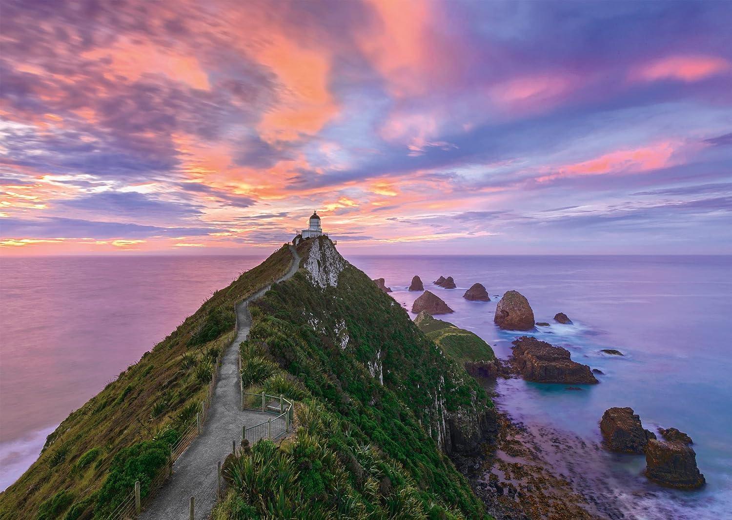 Schmidt Spiele - Puzzle - Nugget Point Lighthouse, New Zealand - Mark Gray (3000-Piece Puzzle)