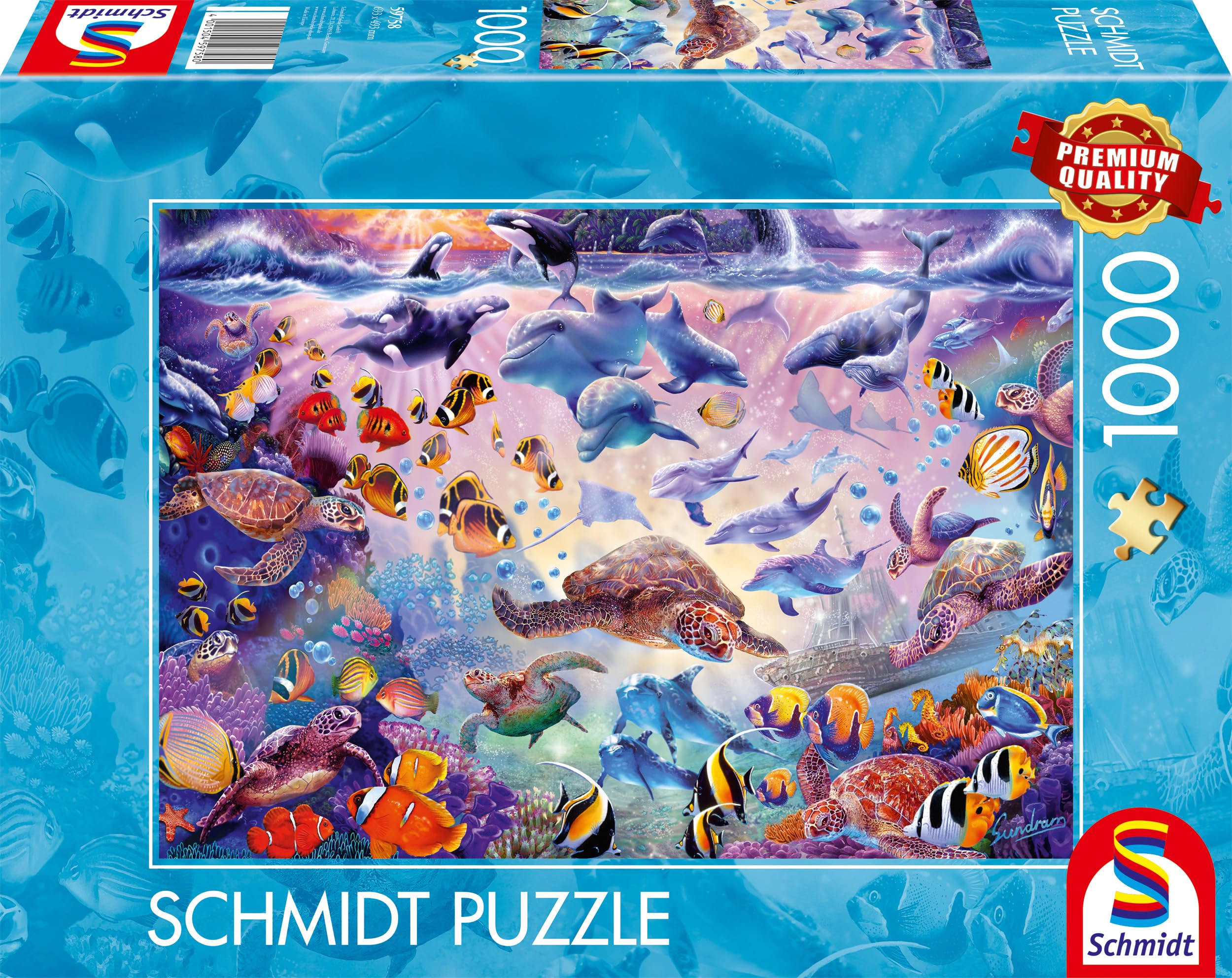 Schmidt Spiele - Puzzle - Ocean Majesty (1000-Piece Puzzle)