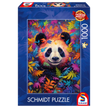 Schmidt Spiele - Puzzle - Panda In The Forest (1000-Piece Puzzle)