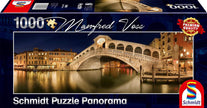 Schmidt Spiele - Puzzle - Panorama - Rialto Bridge, Venice - Manfred Voss (1000-Piece Puzzle)