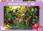 Schmidt Spiele - Puzzle - Pz150 - Inhabitants of The Jungle