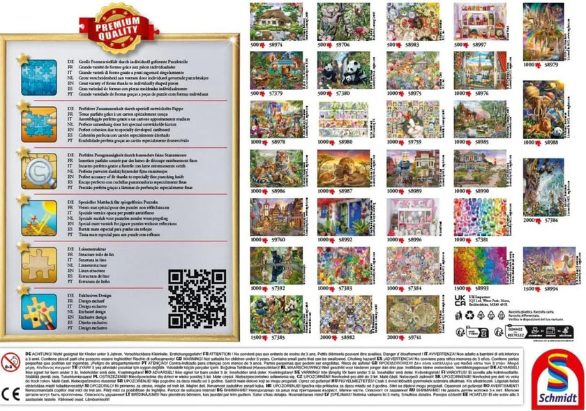 Schmidt Spiele - Puzzle - Pz1500 - Doors