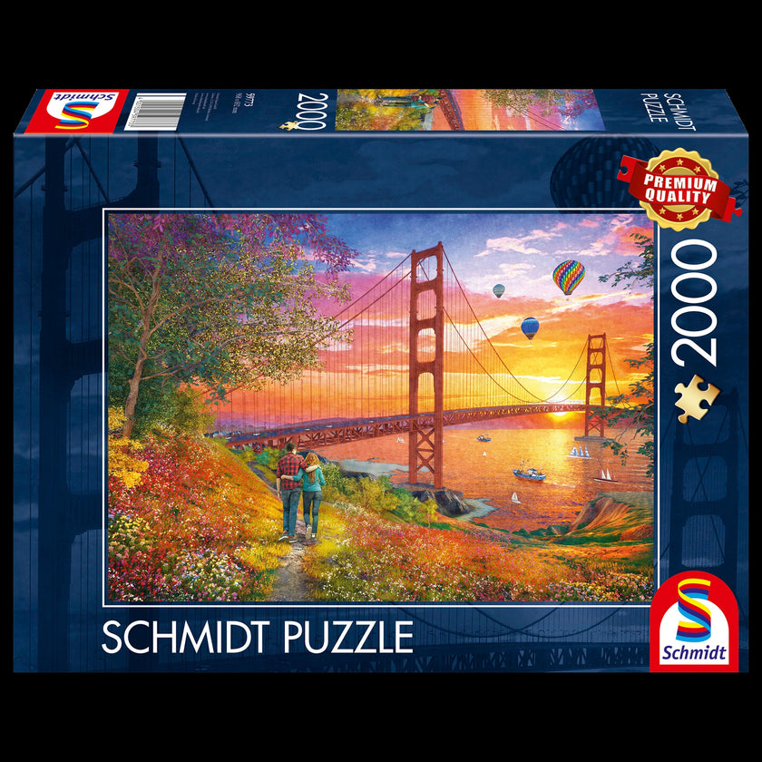 Schmidt Spiele - Casse-tête - Pz2000 - Le Pont du Golden Gate
