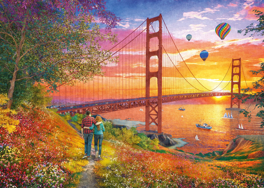 Schmidt Spiele - Casse-tête - Pz2000 - Le Pont du Golden Gate