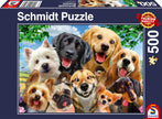 Schmidt Spiele - Puzzle - Pz500 - Selfie de chien