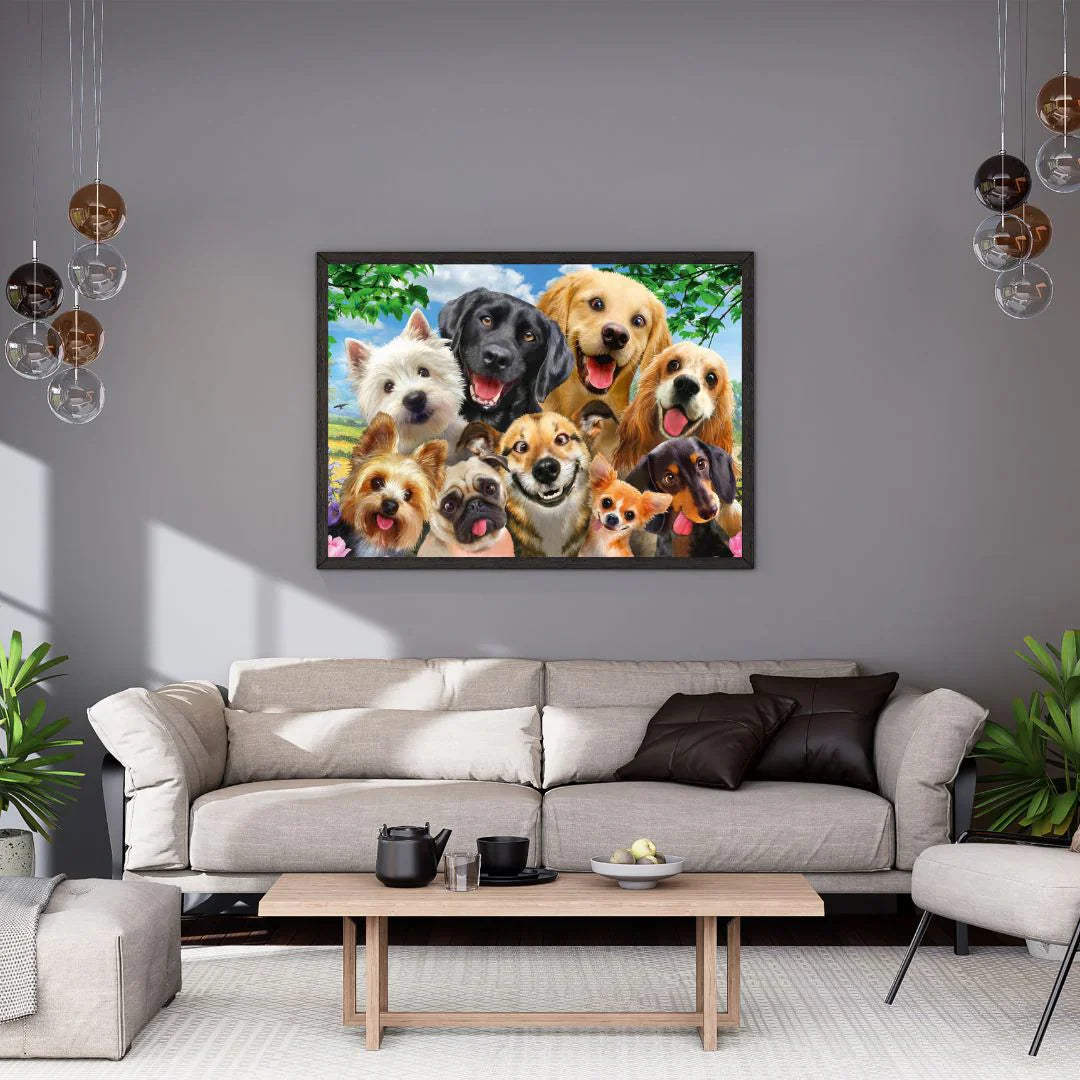 Schmidt Spiele - Puzzle - Pz500 - Selfie de chien