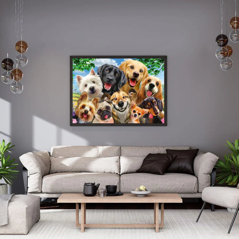 Schmidt Spiele - Puzzle - Pz500 - Selfie de chien