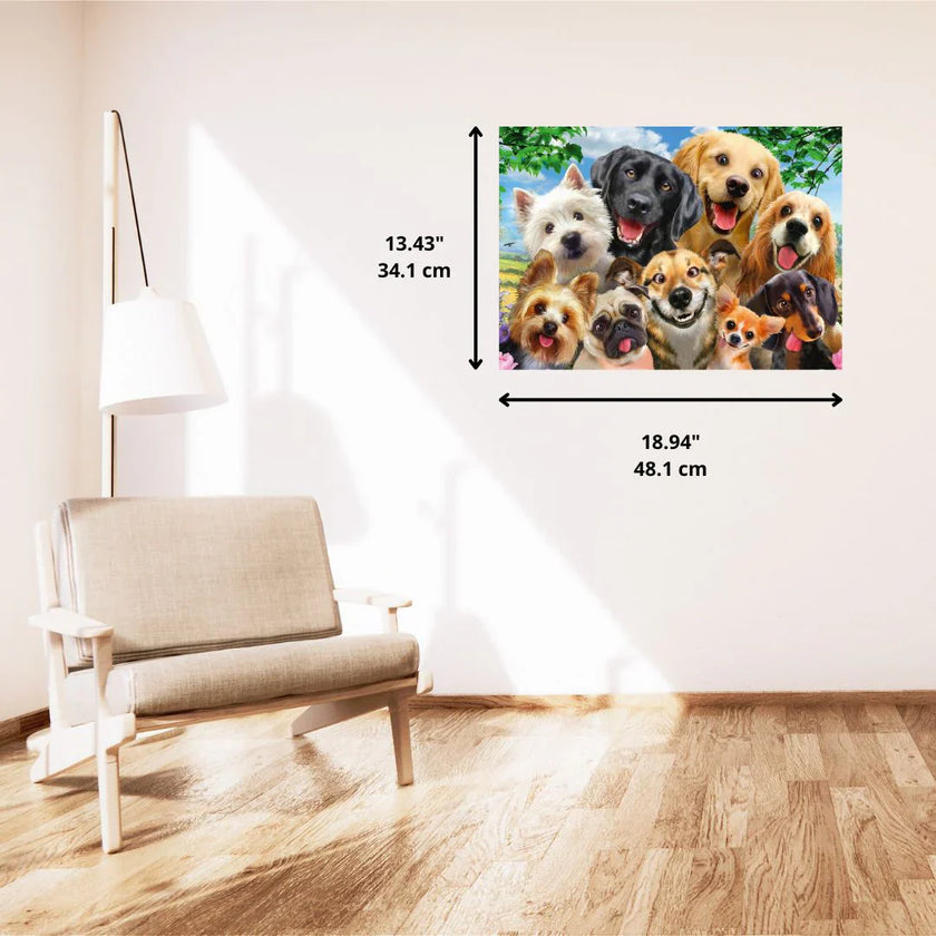 Schmidt Spiele - Puzzle - Pz500 - Selfie de chien