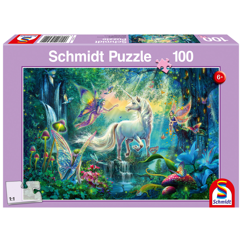 Schmidt Spiele - Puzzle - The Land of Fantastic Creatures (100-Piece Puzzle)