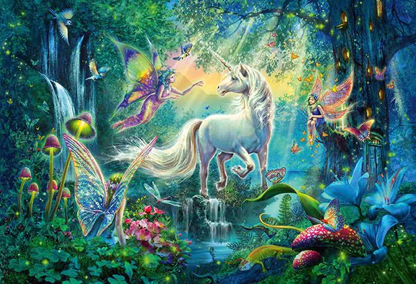 Schmidt Spiele - Puzzle - The Land of Fantastic Creatures (100-Piece Puzzle)